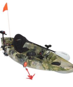 Assassin gt fishing kayak equipped with accessories