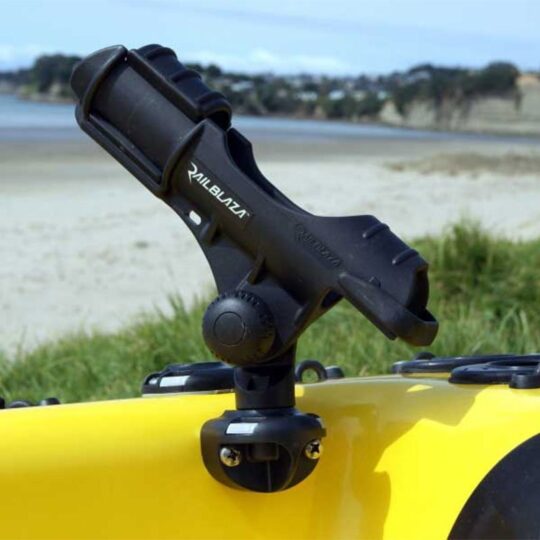 Railblaza sideport rod holder - mounted