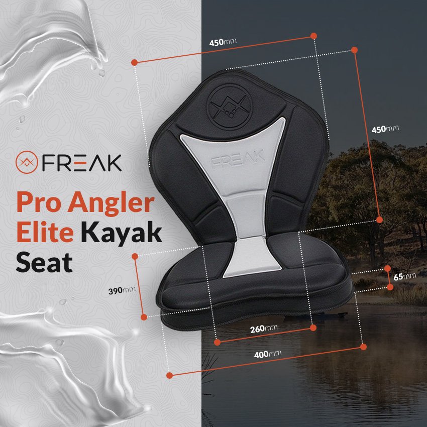 Freak pro angler elite kayak seat specs | freak sports australia