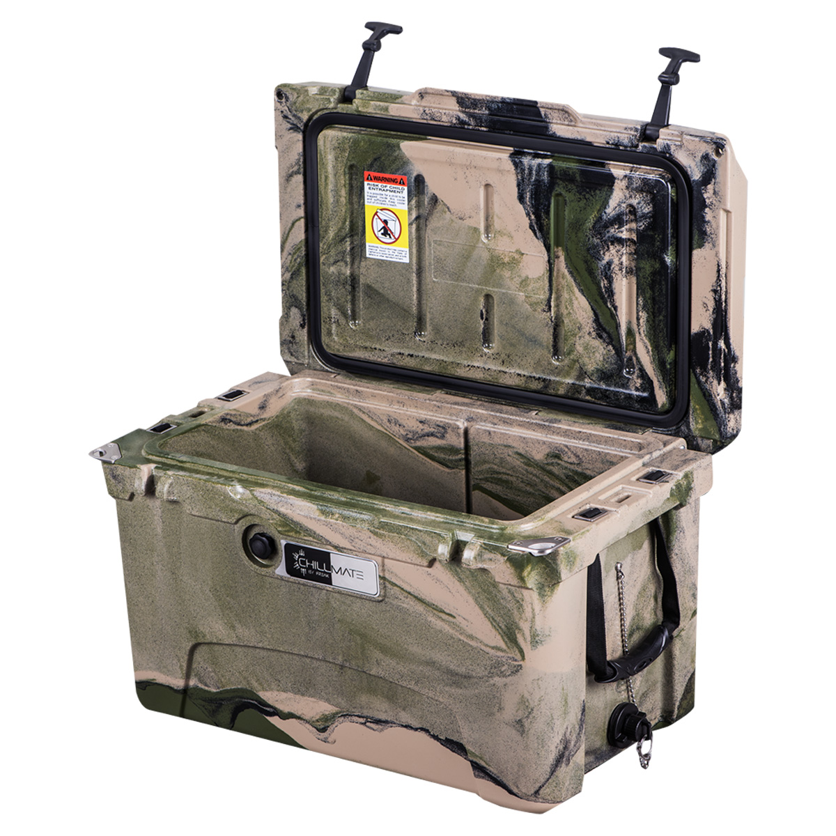 ChillMate 45 Cooler Box Army Camo Icebox For Fishing and Camping 