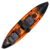 Double agent tandem recreational kayak package flame
