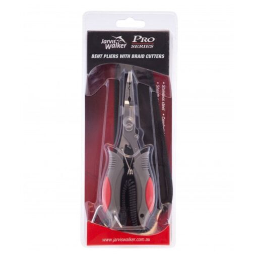 Jarvis walker pro series bent pliers with braid cutter