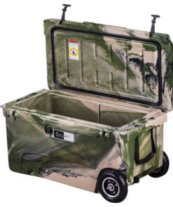 Freak chillmate 70 cooler box with wheels army camo