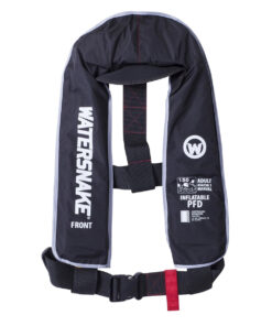 Watersnake manual inflatable pfd level 150 black