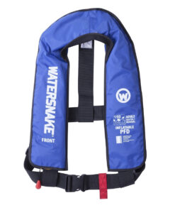 Watersnake manual inflatable pfd level 150 blue
