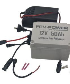 FPV-POWER 50Ah Kayak Lithium Battery And Charger Combo