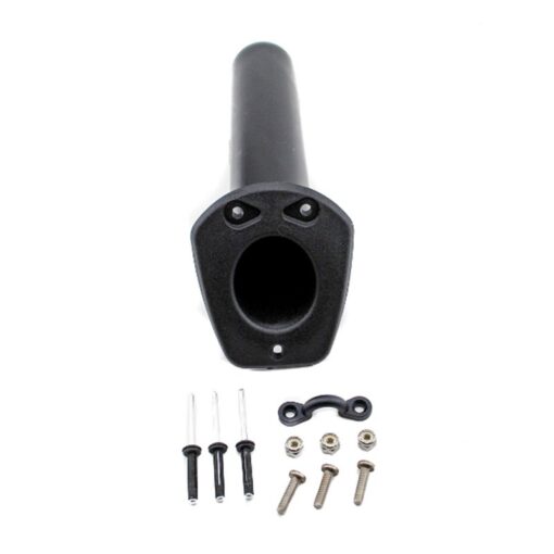 Yakgear flush mount rod holder with pad eye attachment