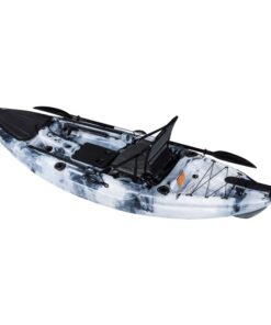 Roadster 10 pedal fishing kayak blacknwhite