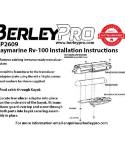 Berleypro raymarine axiom ready transducer mount