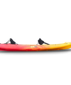 Viking 2+1 double kayak sunset
