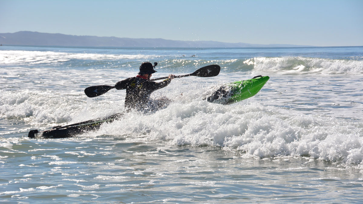 Profish 400 recreational paddle through surf with jason | freak sports australia