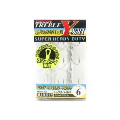 Decoy silver treble hooks y-s81