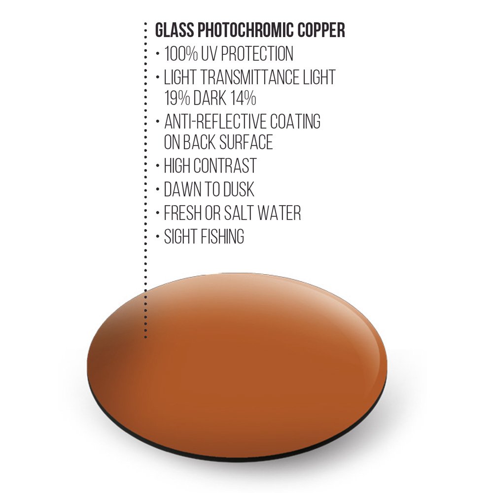 Glass photochromic copper lens | freak sports australia