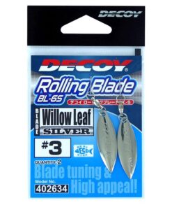 Decoy rolling blade fishing hooks silver 800x800 | freak sports australia