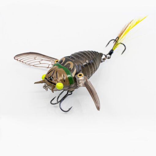 Chasebaits ripple cicada hollow body soft lure bright eyes