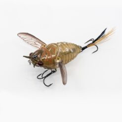 Chasebaits Ripple Cicada Hollow Body Soft Lure Brown Drummer