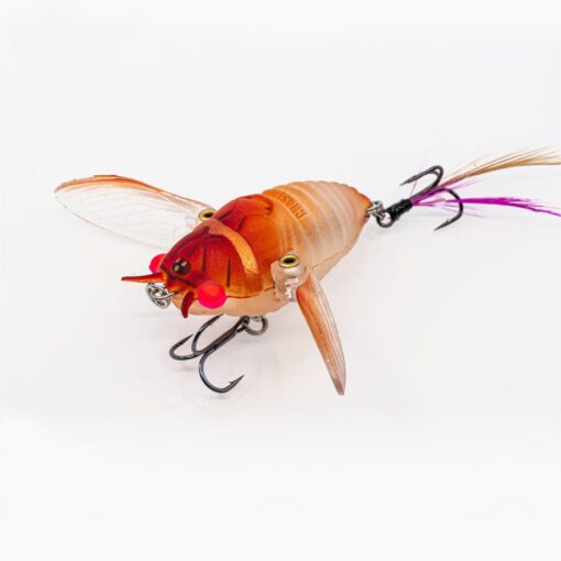 Chasebaits ripple cicada hollow body soft lure pink stunner