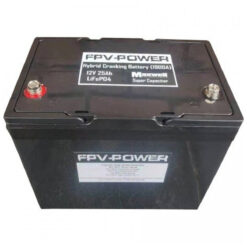 FPV-POWER 12V 25Ah LiFePO4/Supercap Hybrid Cranking Battery