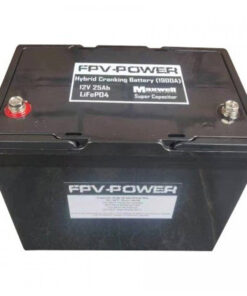 FPV-POWER 12V 25Ah LiFePO4/Supercap Hybrid Cranking Battery