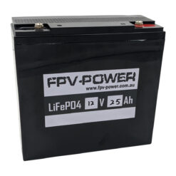 FPV-POWER 12V Lithium LiFePO4 Battery and Charger Combo