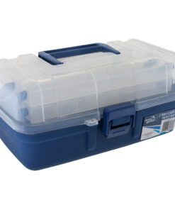 Jarvis Walker 2-Tray Clear-Top Tackle Box