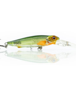 Chasebaits gutsy minnow shallow hard body lure green pearl
