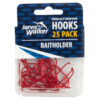 Jarvis walker chemically sharpened red baitholder fishing hooks