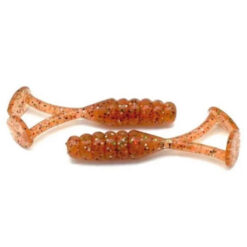 Shanleys Creations Double Paddletail Grub 2" Bloodworm
