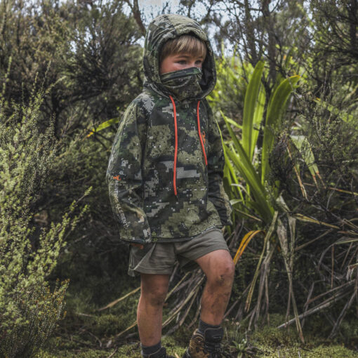 Hunters element vantage hoodie kids desolve veil