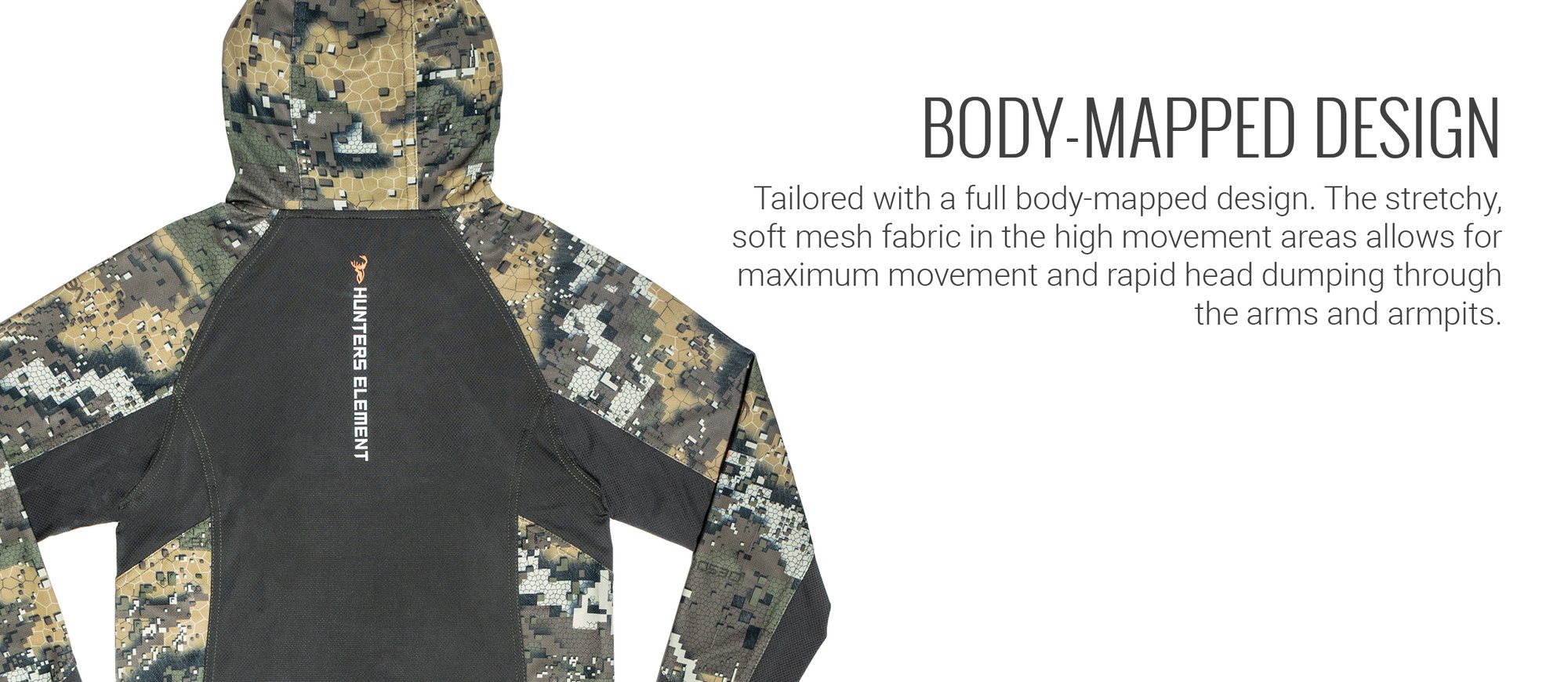 Vantage hoodie kids3 body mapped design | freak sports australia