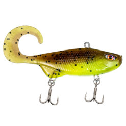 Chasebaits Curly Vibe Lime Tiger