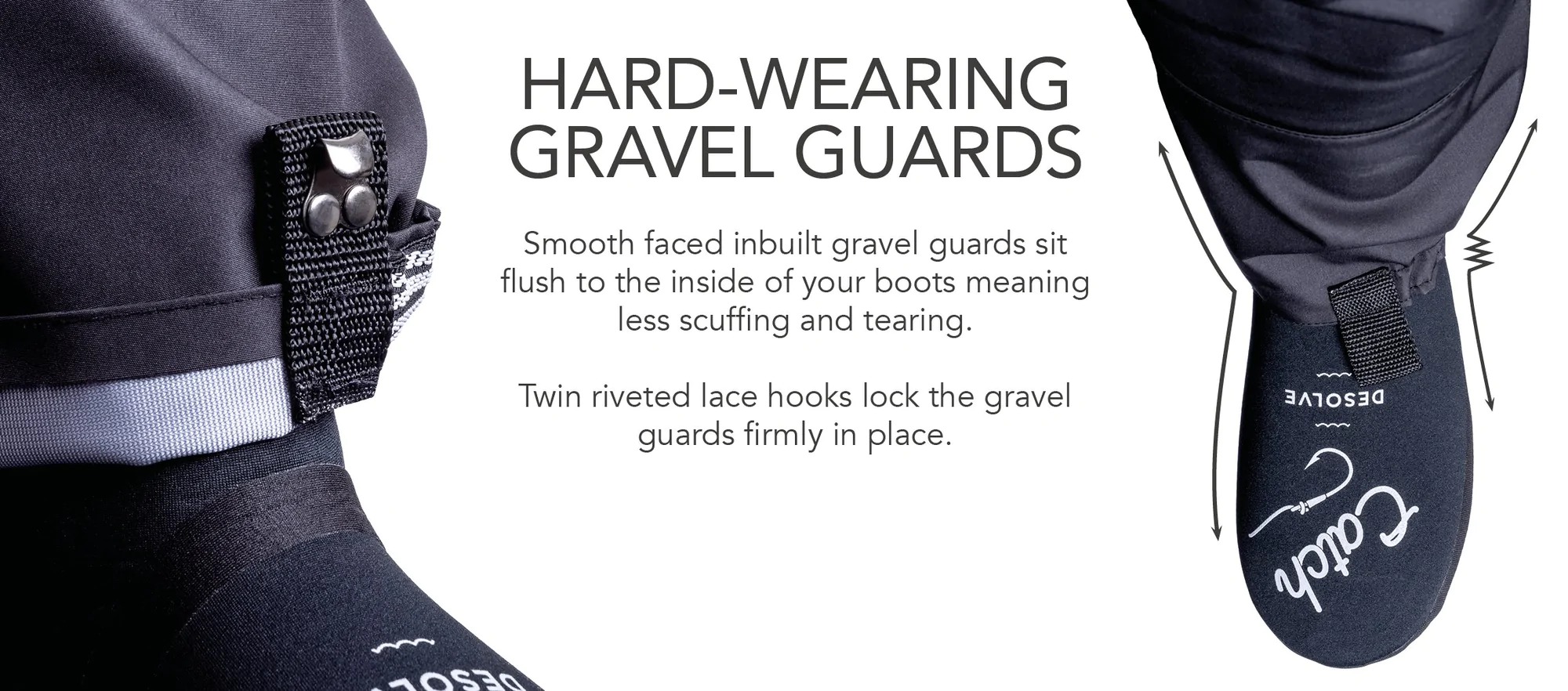 Drift wader gravel guards | freak sports australia